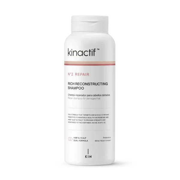 Rich Reconstructing Shampoo Cabellos Dañados y Sensibilizados Kinactif 300 ml